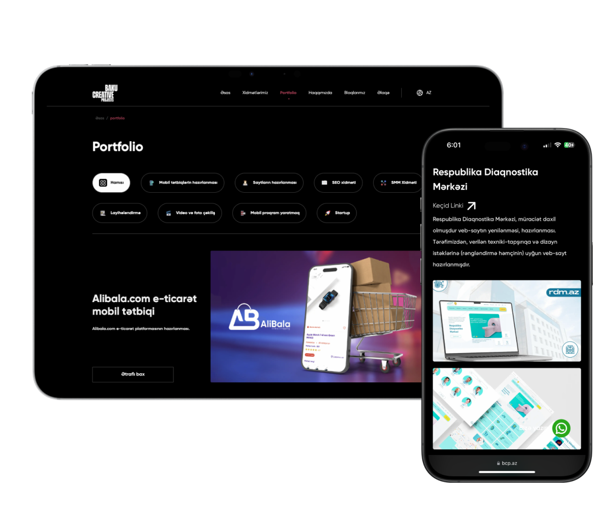 Screenshot des Baku Creative Project